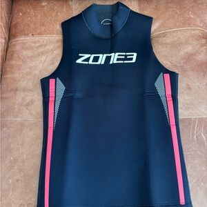 XS Black & Pink Neoprene Swim Vest NEVER WORN